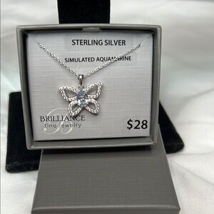 Sterling Silver Butterfly Necklace